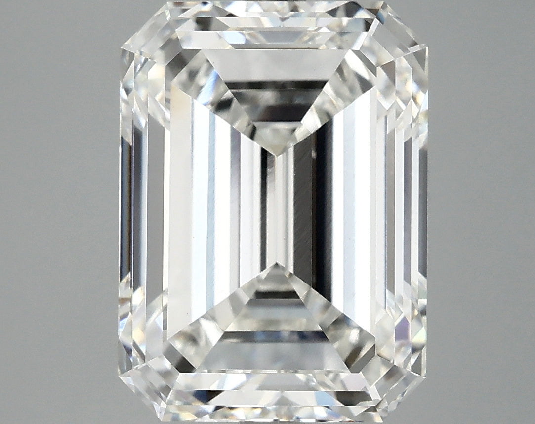 7.03ct Emerald Lab-Grown Diamond F VVS2 — IGI Certified