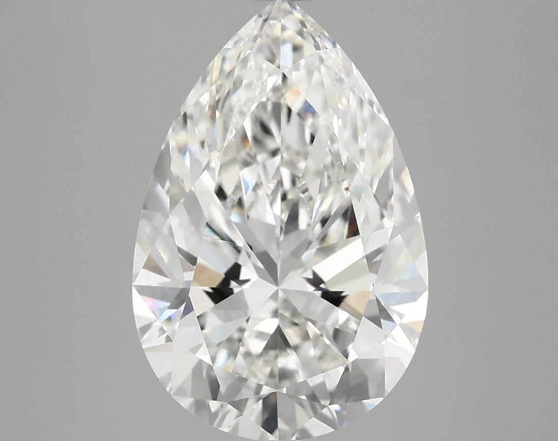 4ct Pear Lab-Grown Diamond F VVS2 — IGI Certified