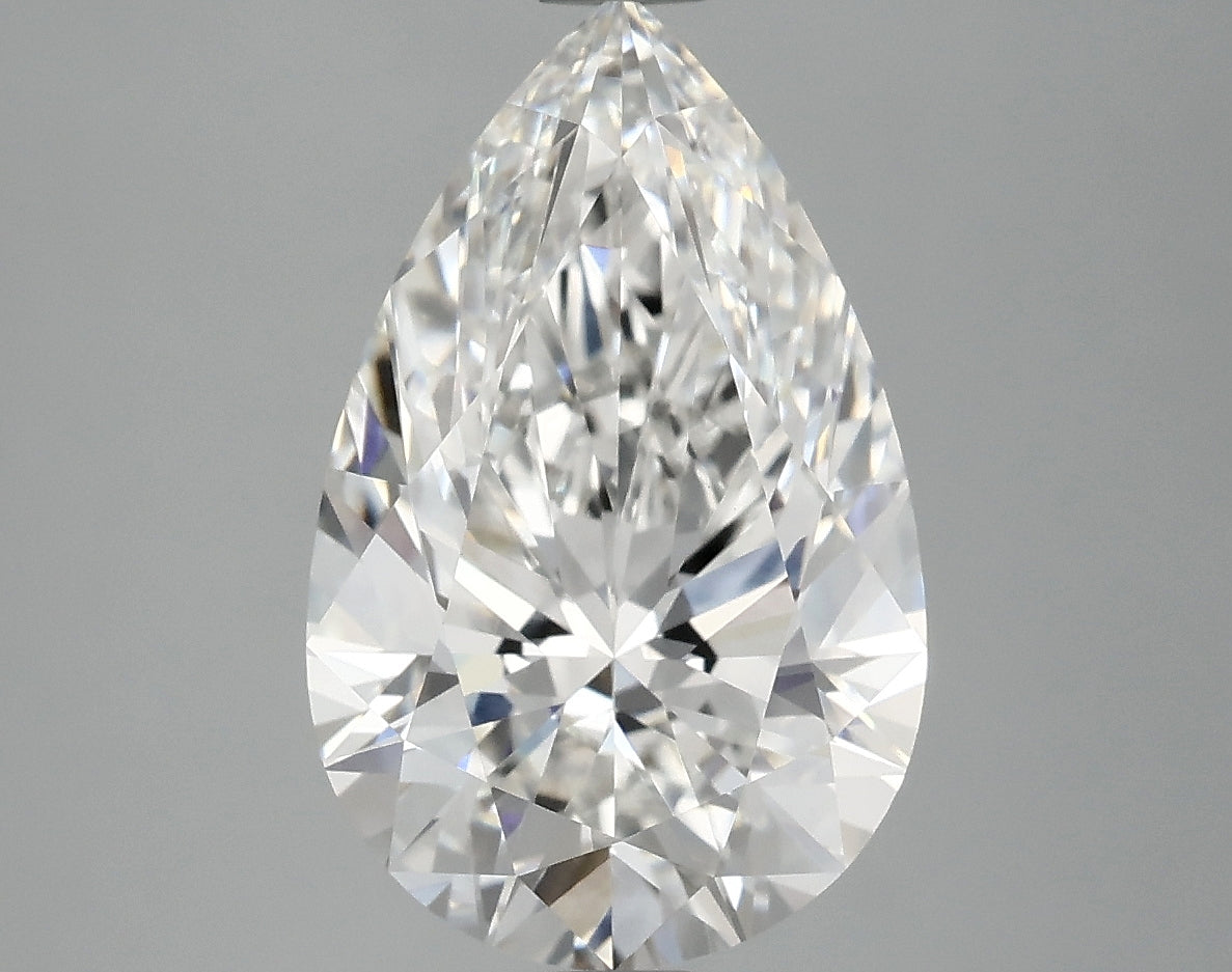 4.01ct Pear Lab-Grown Diamond F VVS2 — IGI Certified