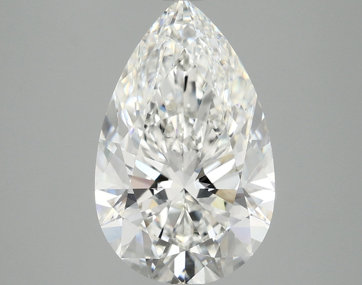 4.1ct Pear Lab-Grown Diamond F VVS2 — IGI Certified