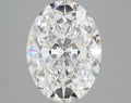 3.09ct Oval Lab-Grown Diamond D VS2 — IGI Certified