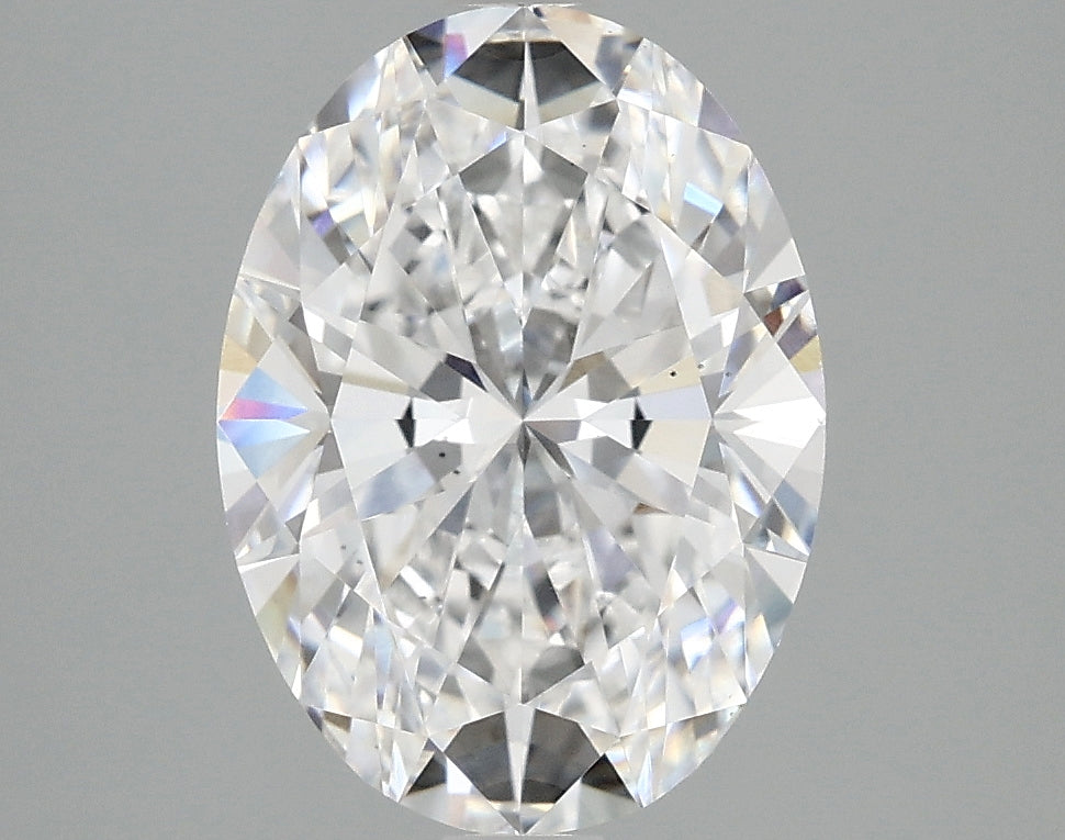 3.09ct Oval Lab-Grown Diamond D VS2 — IGI Certified